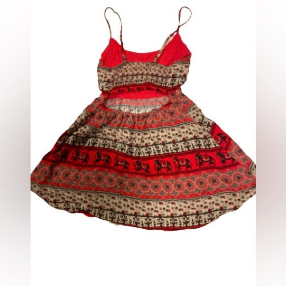 Blue notes Boho semi open back above the knee dress - Picture 2 of 2